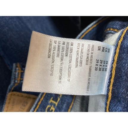 American Eagle Outfitters Men's Blue High Rise Straight Denim Jeans Pants 29/30