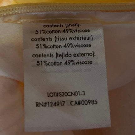 WeWoreWhat Yellow Floral High Waisted Zip A Line Casual Mini Shorts Size S