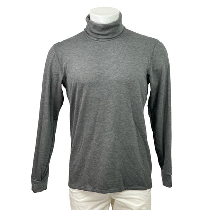 Uniqlo Heat Tech Ultra Warm Mens Gray Turtleneck Long Sleeve Leggings 2 Pc Set M