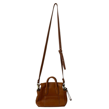 J.Crew Harper Women's Brown Leather Crossbody Purse Mini Stachel Handbag OS