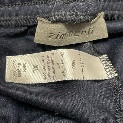 Zimmerli Women's Navy Blue Drawstring Wide Leg High Rise Sweat Pants Size XL