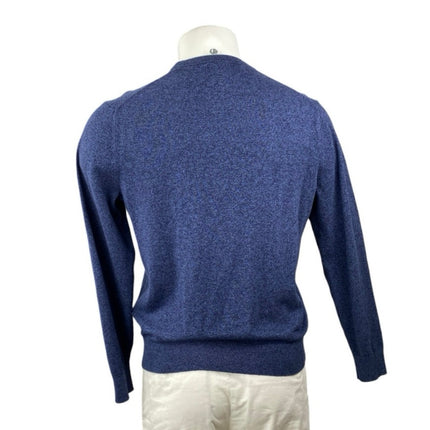 Banana Republic Premium Luxe Yarn Men's Navy Blue Crew Neck Sweater Top Size M