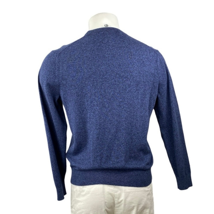 Banana Republic Premium Luxe Yarn Men's Navy Blue Crew Neck Sweater Top Size M