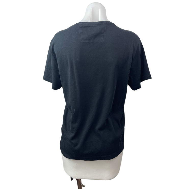 Banana Republic Women's Black Short Sleeve Crew Neck T Shirt Tee Top Size M