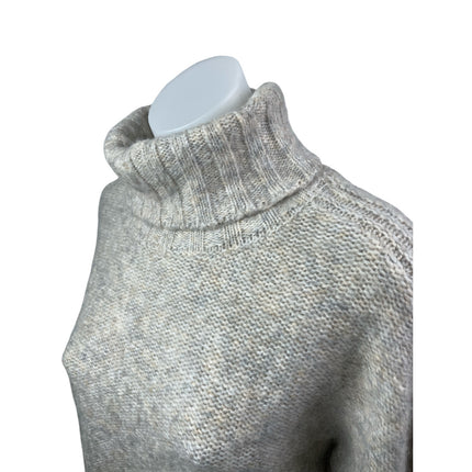 Philosophy Women's Gray Wool Long Sleeve Turtleneck Knit Sweater Top Size M