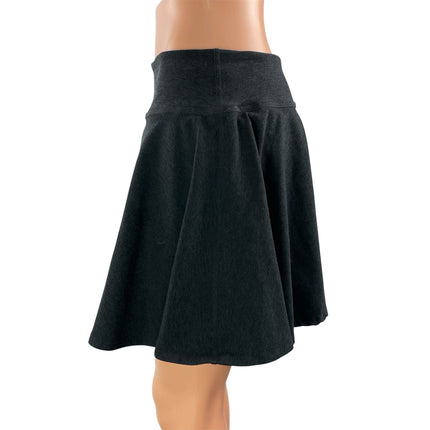 Beyond Yoga Women's Black Knit Athletic A-line Mini Short Skort Skirt Sz L/G/G