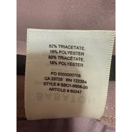 Aritzia Babaton Purple High Rise Pleated Tapered Cropped Trousers Pants Size 4