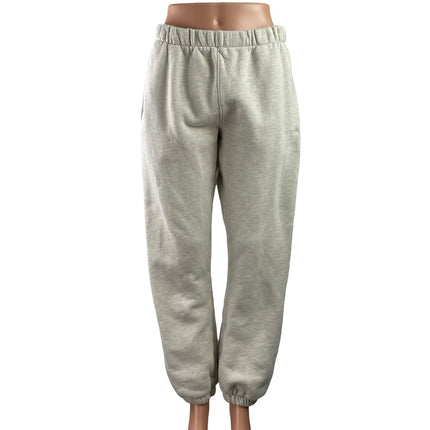 Madhappy Womens Beige Elastostic Waist Tapered Leg Lounge Jogger Sweat Pants M