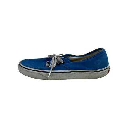 Vans Unisex Blue Lace Up Canvas Low Top Rubber Casual Flat Sneakers Shoes Size 8