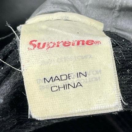 Supreme Unisex Black Corduroy Gore Tex Embroidered Logo Strapback Hat Cap OS