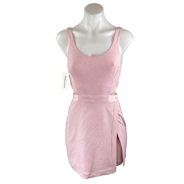 Outdoor Voices Court Pink Cut Out Yoga Athletic Activewear Mini Skort Dress XS