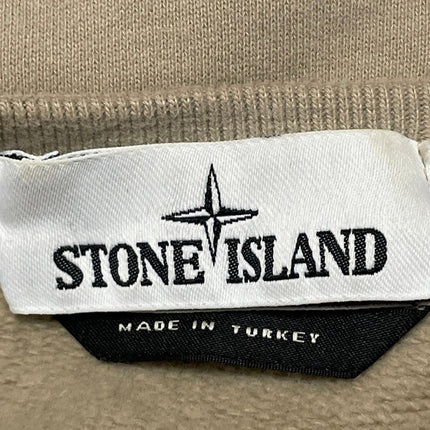 Stone Island Men's Beige Long Sleeve Crew Neck Knit Sweatshirt Sweater Top L