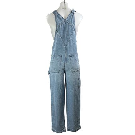 Madewell Women's Blue Medium Wash Utility Y2K Straight Denim Jeans Overall Sz XS