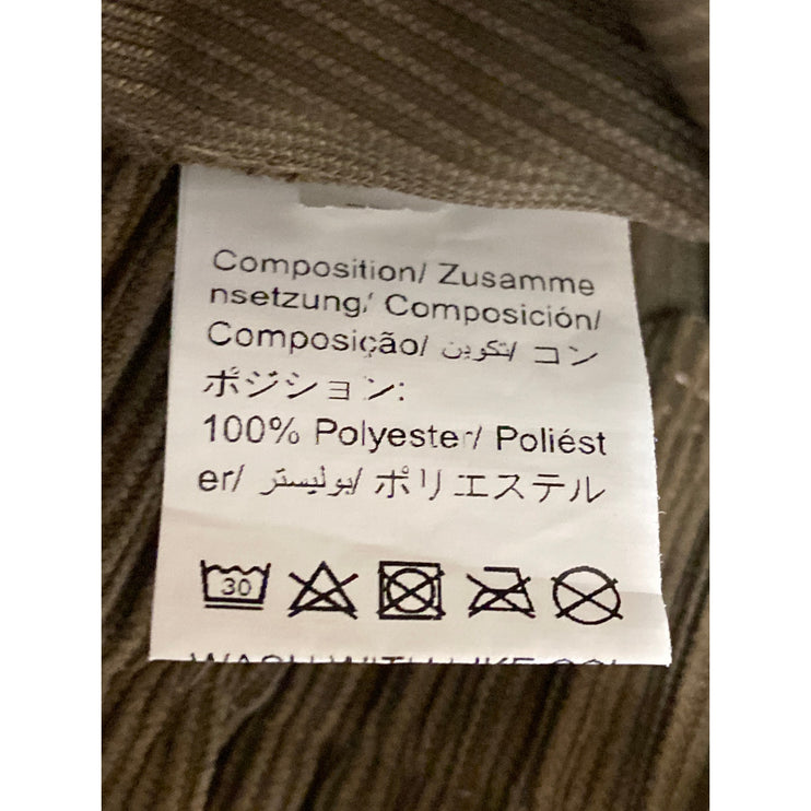 Women's Corduroy Fairycore Embroidered Elastic Waist Wide Leg Paperbag Shorts M