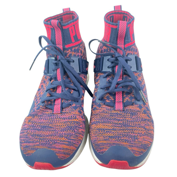 Puma Ignite Evoknit Women's Pink Lace Up High Top Athletic Sneakers Shoes Sz 9.5