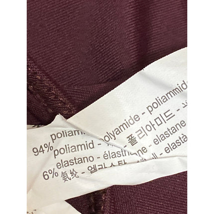 Zara Women's Red Burgundy Sleeveless Turtleneck Thong Tank Bodysuit Top Size S