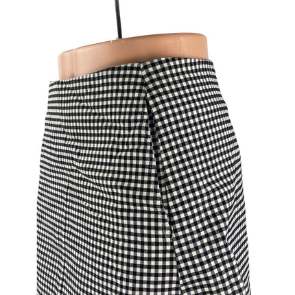 Urban Outfitters Womens Gingham Plaid Check High Rise Mini Flare A-Line Skirt S