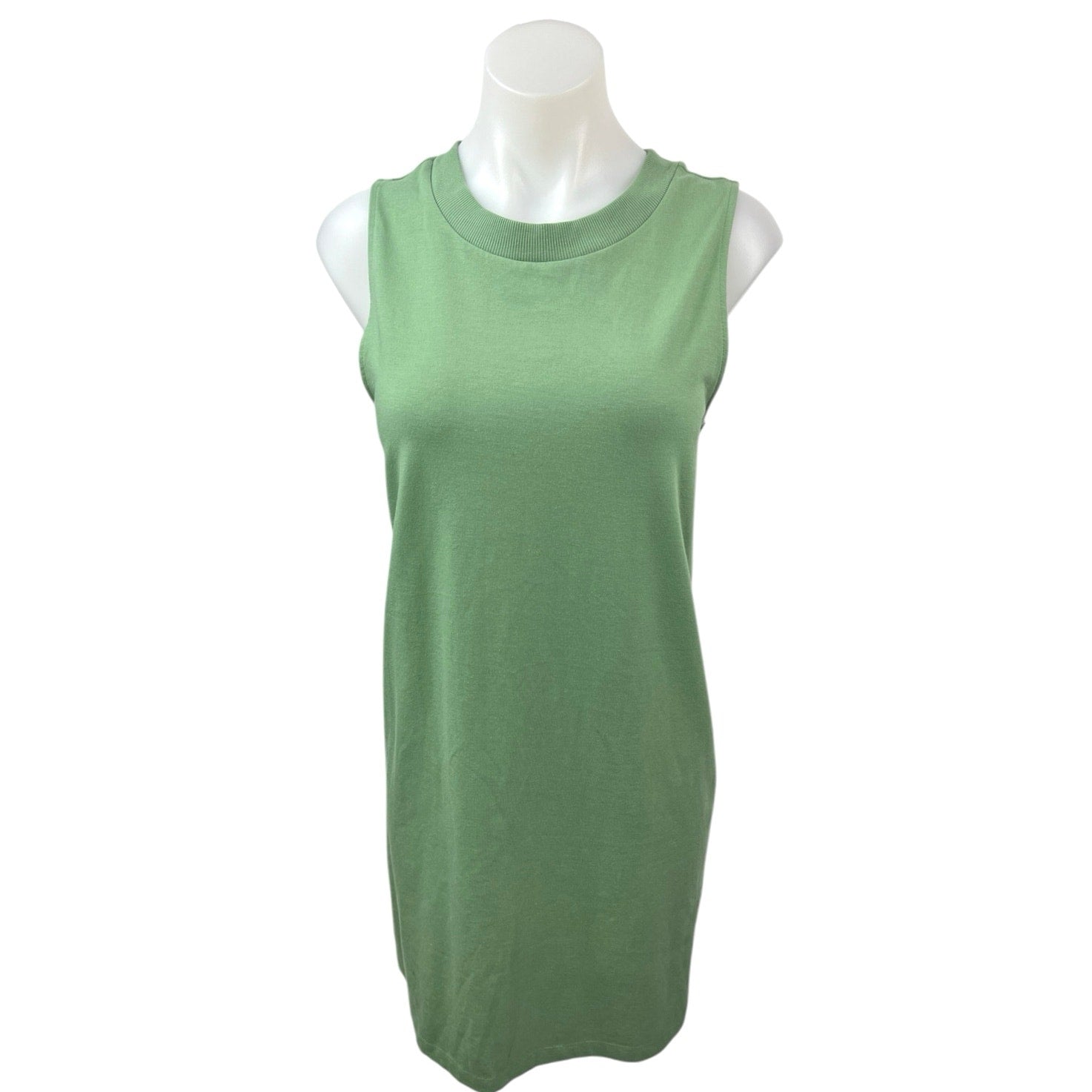 A New Day Green Sleeveless Crew Neck Pull On Casual Midi Tank Shirt Dr Brie A New Day Green Sleeveless Crew Neck Pull On Casual Midi Tank Shirt Dr Brie