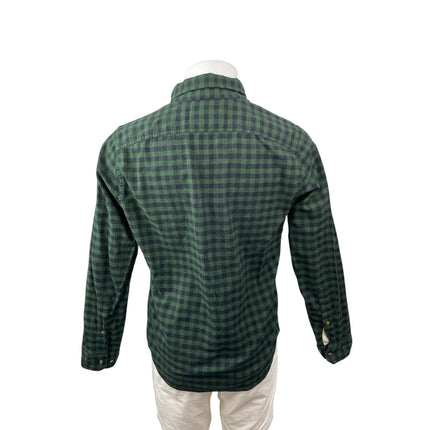 Abercrombie & Fitch Muscle Men's Green Plaid Long Sleeve Button Down Shirt Top S