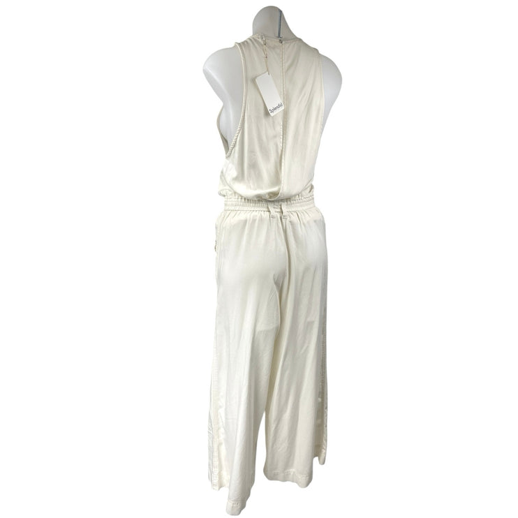 NEW Splendid White Sleeveless Tank Top Crop Wide Leg Pants 2 Pc Set Size XS