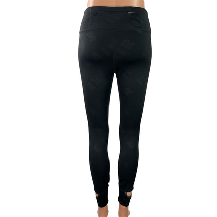 Nike Air Dri-FIT Women's Black High Waisted Logo Athletic Yoga Leggings Pants S