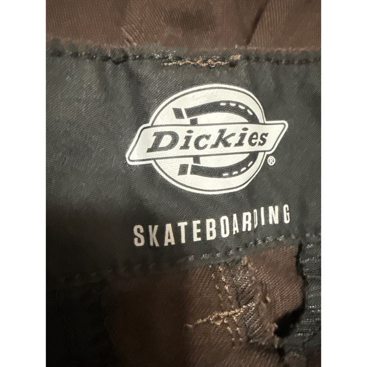 Dickies Skateboarding Womens Brown High Rise Wide Leg Baggy Trousers Pants 28