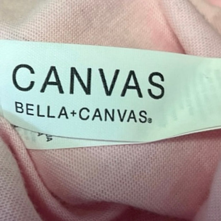 Bella Canvas Women's Pink Babe Short Sleeve Pullover Graphic Tee T-Shirt Top S