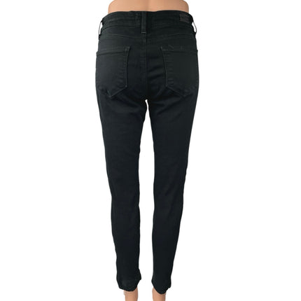 Paige Verdugo Ultra Skinny Women's Black Stretch Casual Denim Jeans Size 26