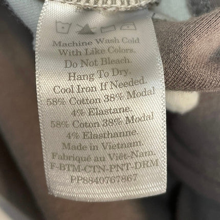 Everlane Women's Gray Striped Tapered High Rise Casual Trousers Pants Size S