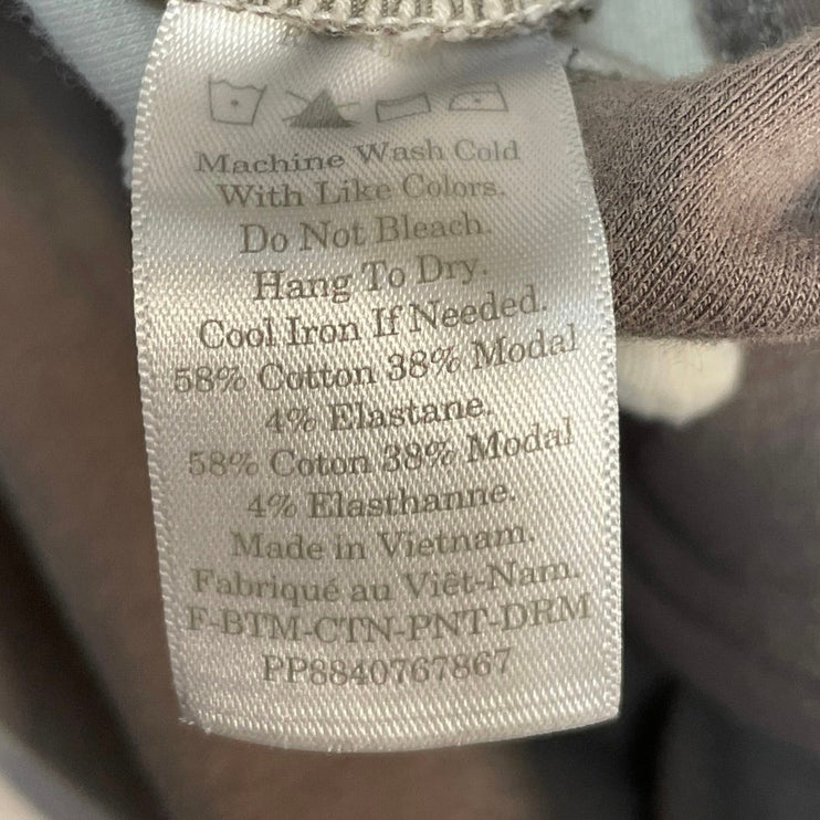 Everlane Women's Gray Striped Tapered High Rise Casual Trousers Pants Size S
