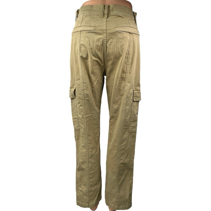 Madewell Women's Olive Green 90s Straight High Waisted Cargo Pants Size 27