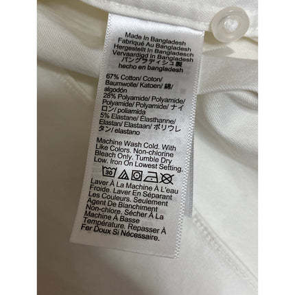 J.Crew Tech Men's White Slim Fit Long Sleeve Career Button Down Shirt Top Size L