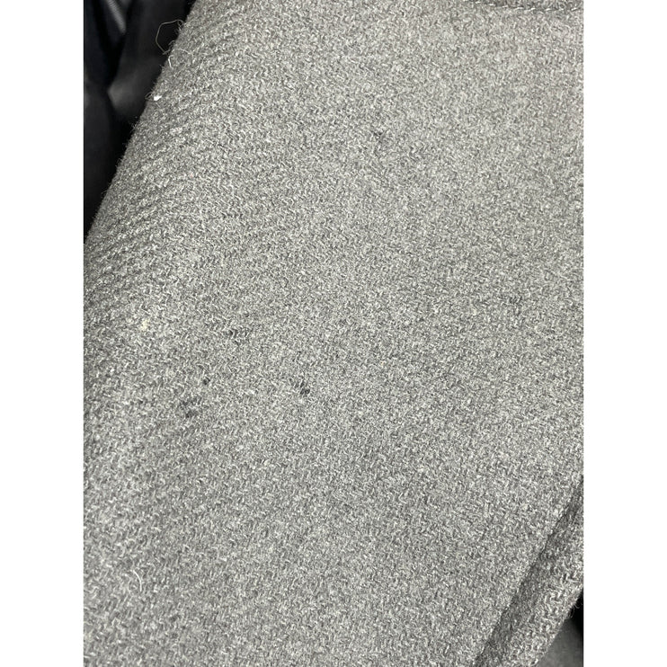 Reiss Women's Gray Wool Double Breasted Long Sleeve Blazer Coat Jacket Size 2