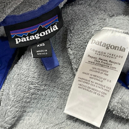 Patagonia Re-Tool Snap-T Gray Long Sleeves Pullover Fleece Coat Jacket Size XXS