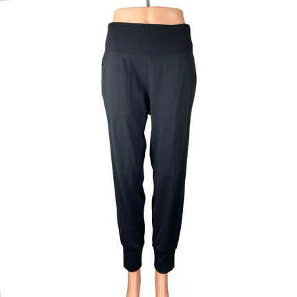 Athleta Women's Black High Rise Yoga Athletic Activewear Trousers Jogger Pants S