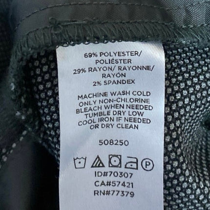 Ann Taylor Women's Gray Button Down Blazer & Trousers Pants 2Pc Suit Set Sz 0/2