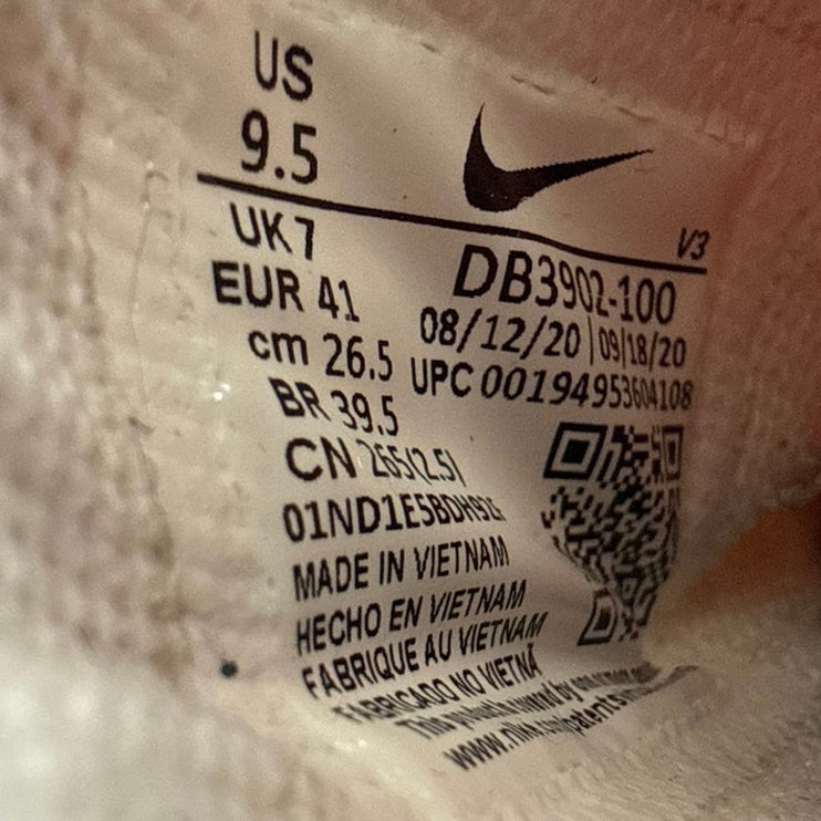 Nike Air Force 1 Low Shadow Men's White Low Top Lace Up Sneakers Shoes Size 9.5