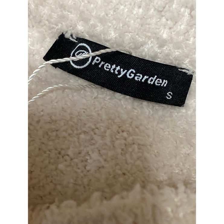 PrettyGarden Women's Fuzzy Sweater Wide Leg Pants Lounge Pajama Sleepwear Set S