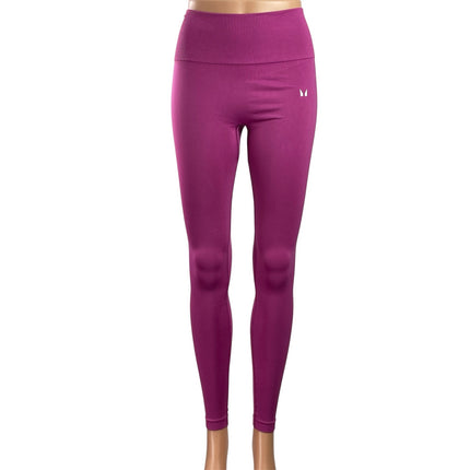 MyProtein Women's Violet Pink Seamless Scrunch Yoga Athletic Leggings Pants S