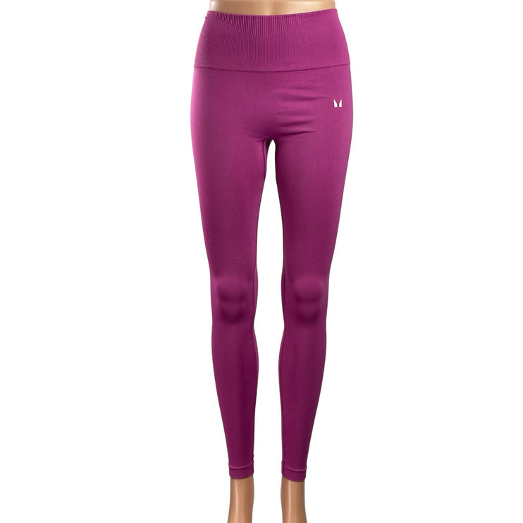 MyProtein Women's Violet Pink Seamless Scrunch Yoga Athletic Leggings Pants S
