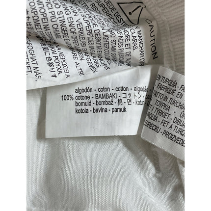 Zara Women's White High Waisted Belted Wide Leg Baggy Palazzo Denim Jeans Size 4