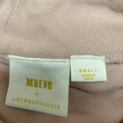 Anthropologie Maeve Nude Pink Tie Back Sleeveless Cami Camisole Tank Top Size S