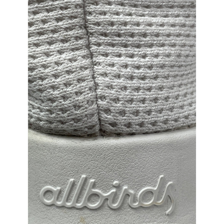 Allbirds Tree Runner Off White Lace Up Athletic Running Sneakers Shoes Size 12in