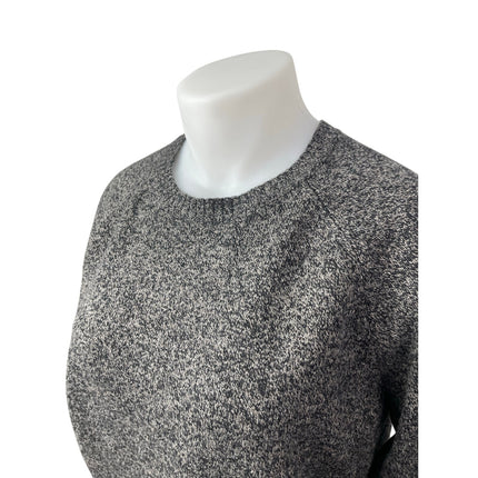 J.Crew Women's Gray 100% Lambswool Crew Neck Long Sleeve Sweater Top Size XL