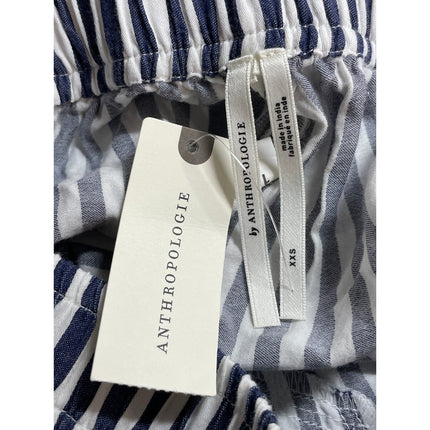 NEW Anthropologie Wren Women's Stripe Yoga Athletic Activewear Boxer Short XXS