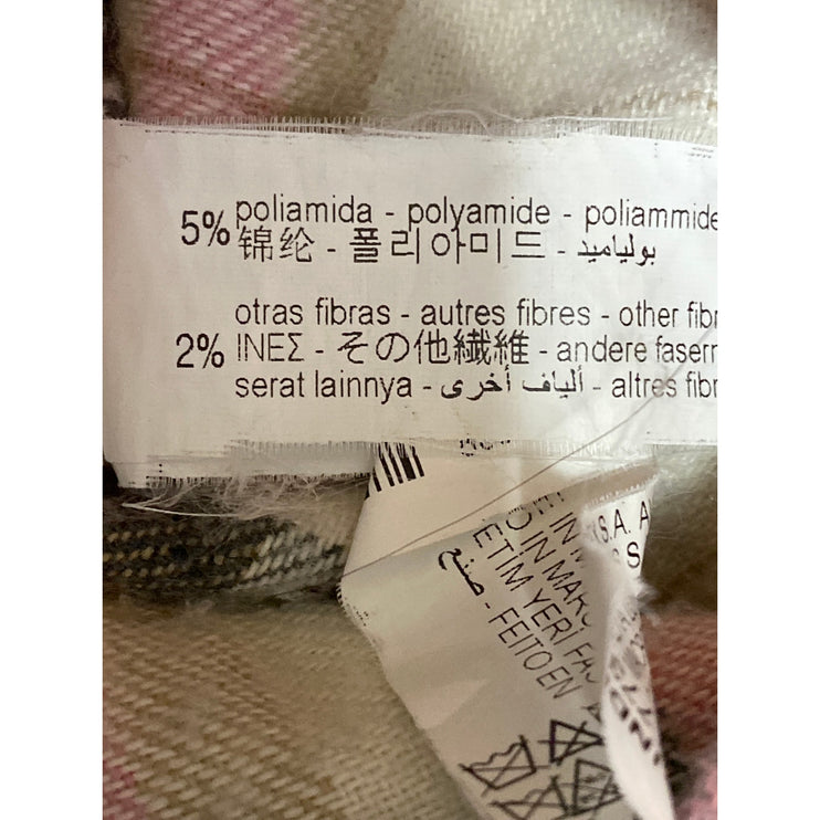 Zara Women's Multicolor Plaid Fleece Long Sleeve Button Down Shirt Jacket Sz M