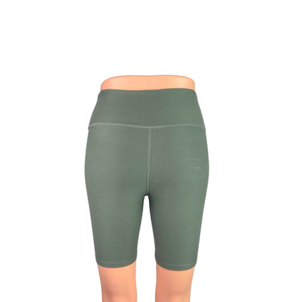 Abercrombie & Fitch Women's Green Yoga Running Athletic Biker Shorts Size XS