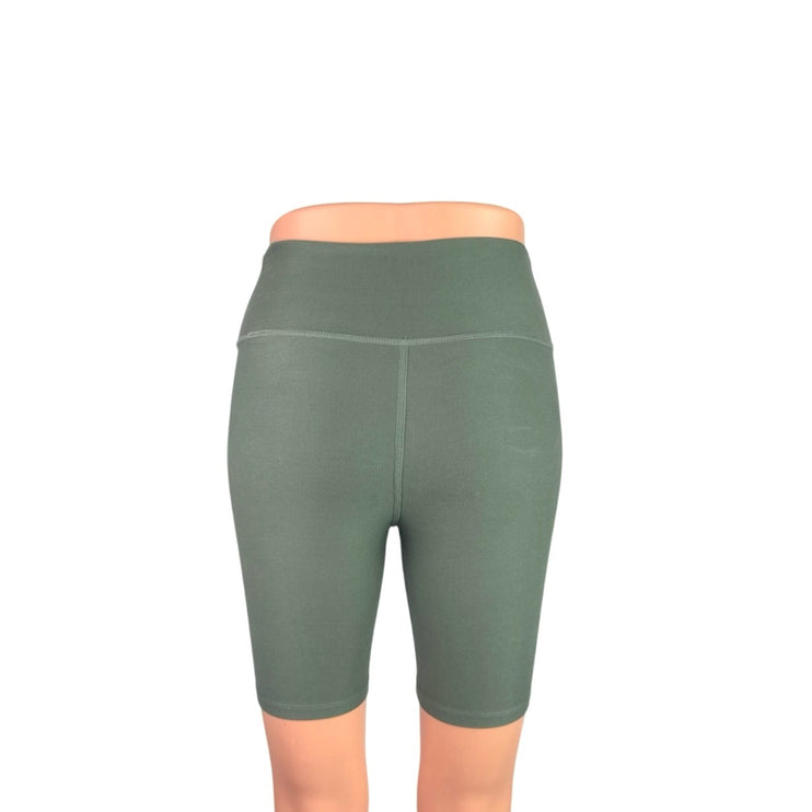 Abercrombie & Fitch Women's Green Yoga Running Athletic Biker Shorts Size XS