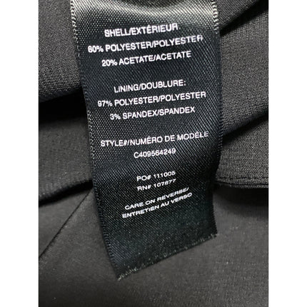 Alice + Olivia Black Red Sleeveless Floral Open Back Fit & Flare Mini Dress S