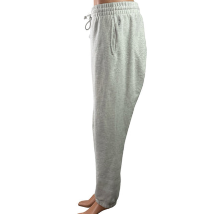 Aritzia TNA Cozy Fleece Gray Elastic Waist Tapered Lounge Jogger Sweat Pants S